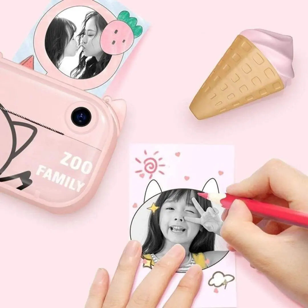 Appareil Photo Instantané Enfant – Zoo Family