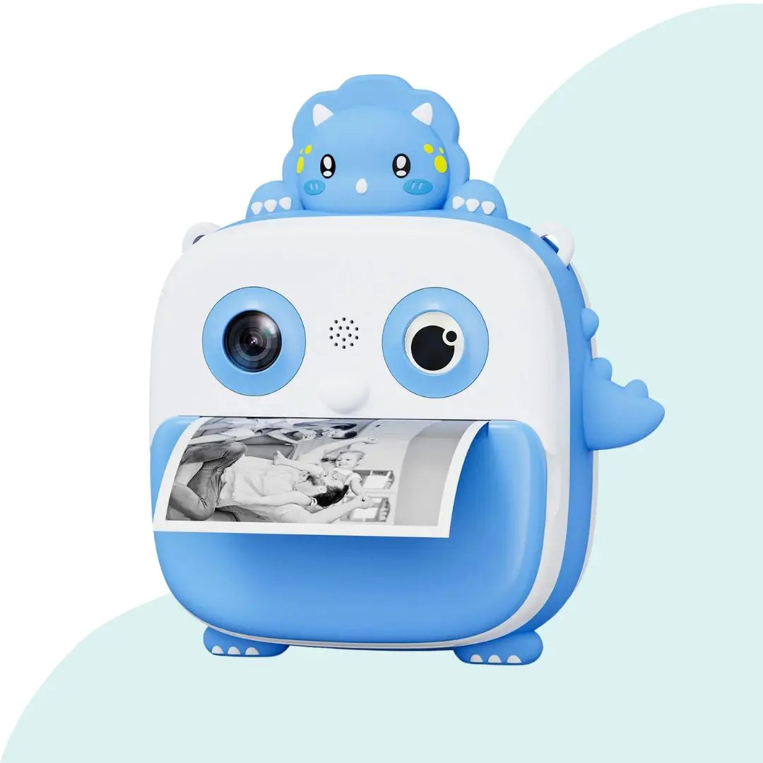 Appareil Photo Instantané pour Enfant Dinosaure Bleu – DinoCam