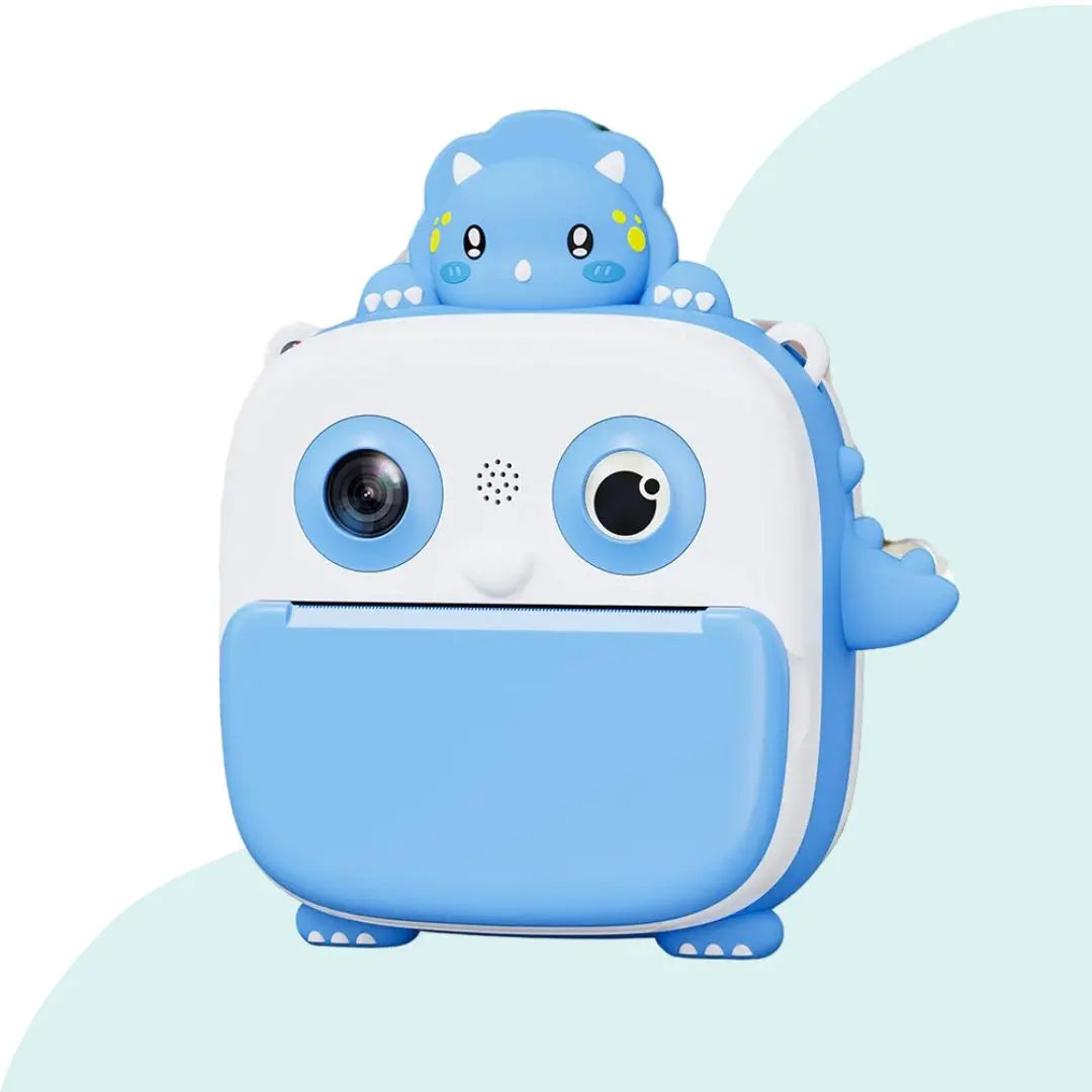 Appareil Photo Instantané pour Enfant Dinosaure Bleu – DinoCam