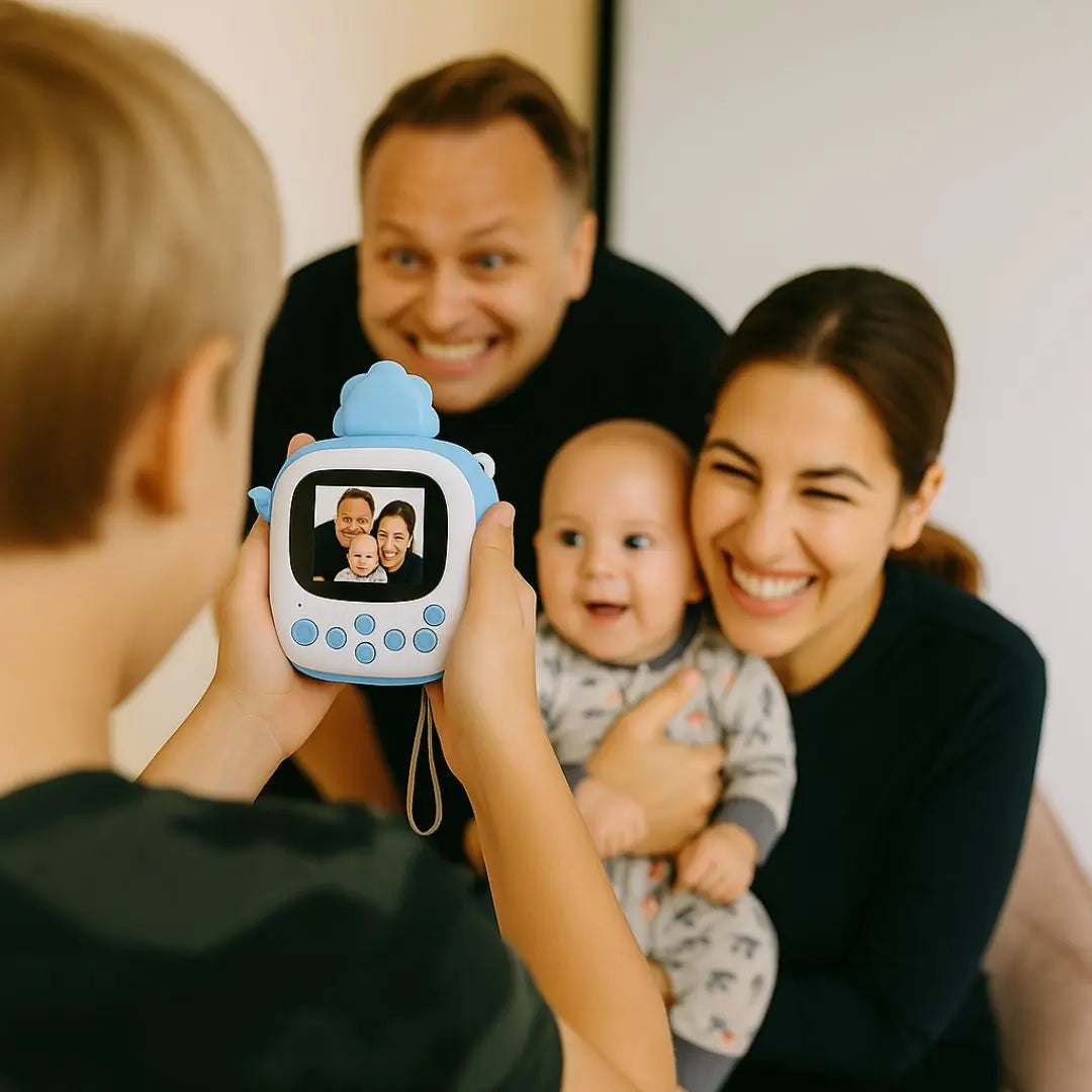 Appareil Photo Instantané pour Enfant Dinosaure Bleu – DinoCam