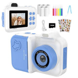 Appareil Photo Instantané pour Enfant - MiniPix Bleu et Blanc