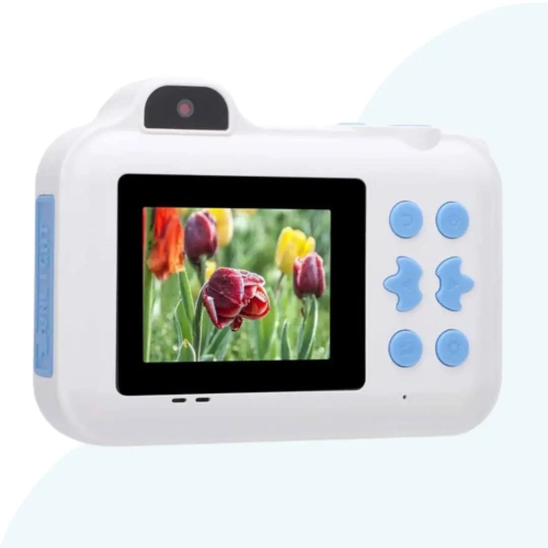 Appareil Photo Instantané pour Enfant - MiniPix Bleu et Blanc