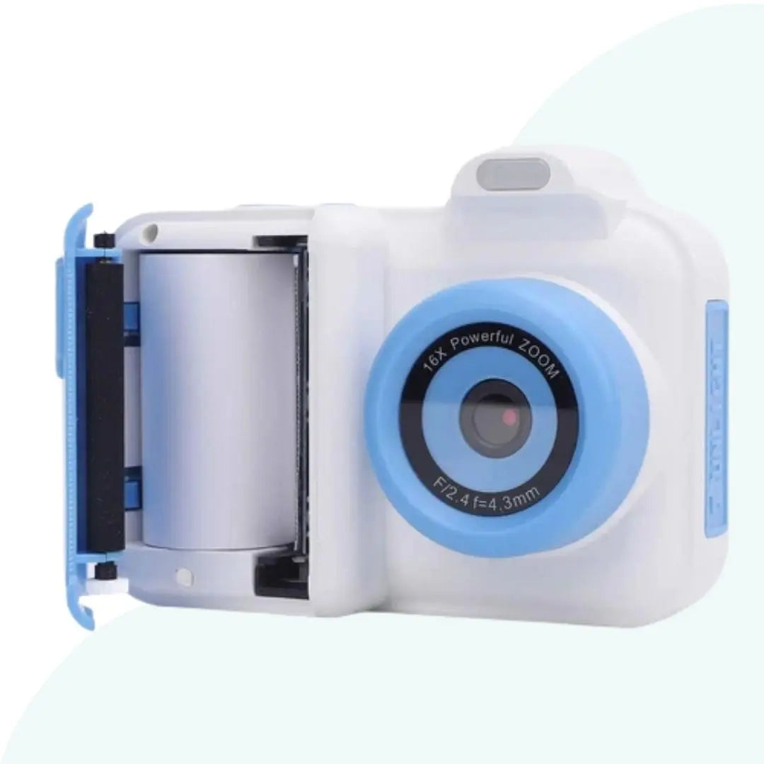 Appareil Photo Instantané pour Enfant - MiniPix Bleu et Blanc