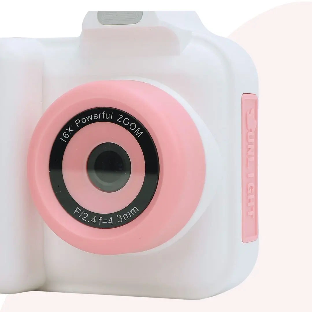 Appareil Photo Instantané pour Enfant - MiniPix Rose et Blanc