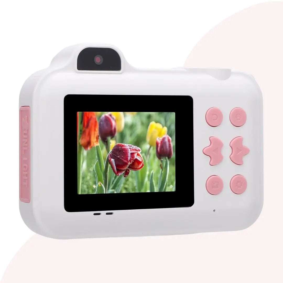 Appareil Photo Instantané pour Enfant - MiniPix Rose et Blanc