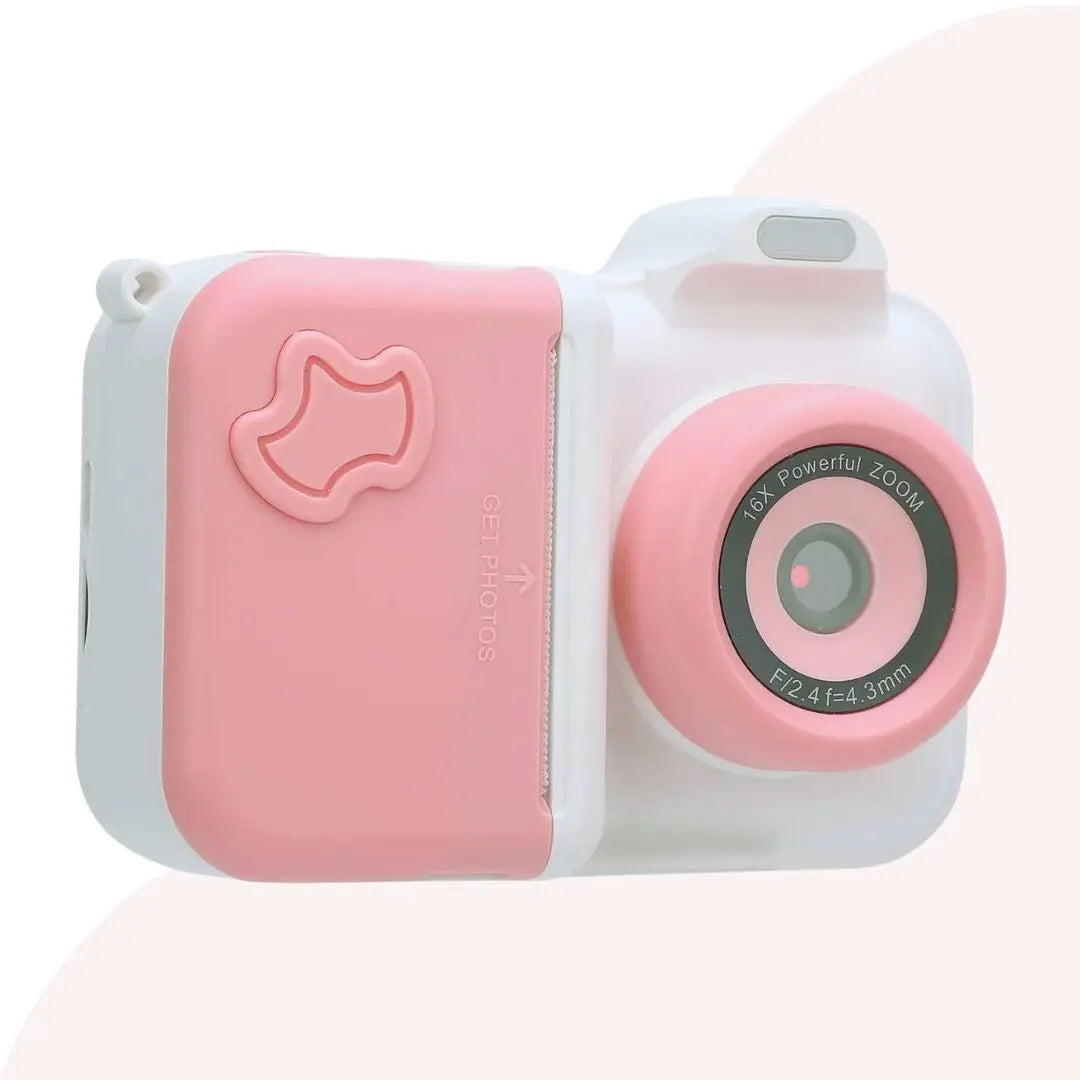 Appareil Photo Instantané pour Enfant - MiniPix Rose et Blanc