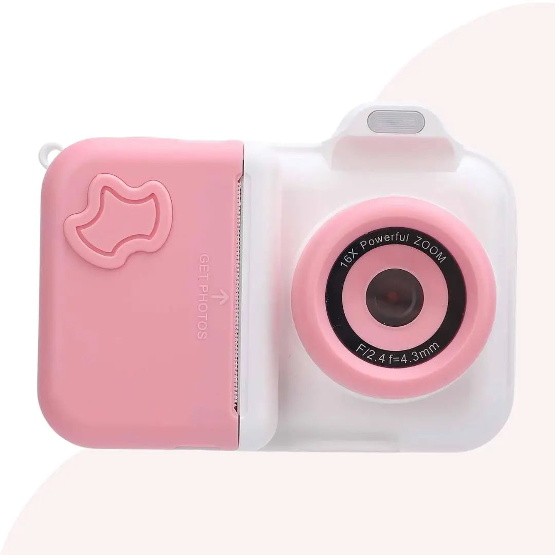 Appareil Photo Instantané pour Enfant - MiniPix Rose et Blanc