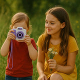 Appareil Photo Instantané pour Enfant - MiniPix Violet et Blanc