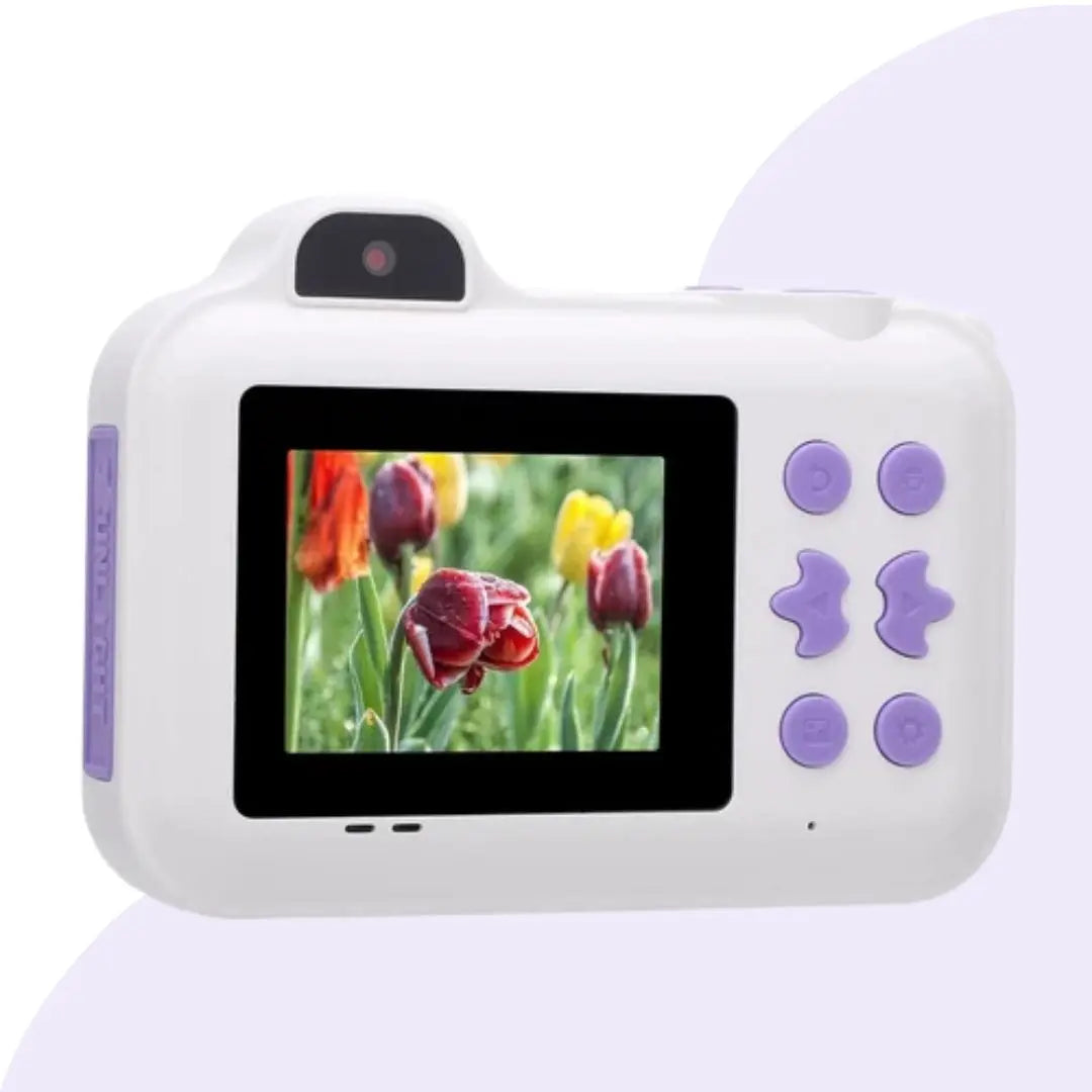 Appareil Photo Instantané pour Enfant - MiniPix Violet et Blanc
