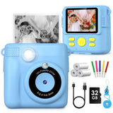 Appareil photo instantané enfant bleu- SnapKid