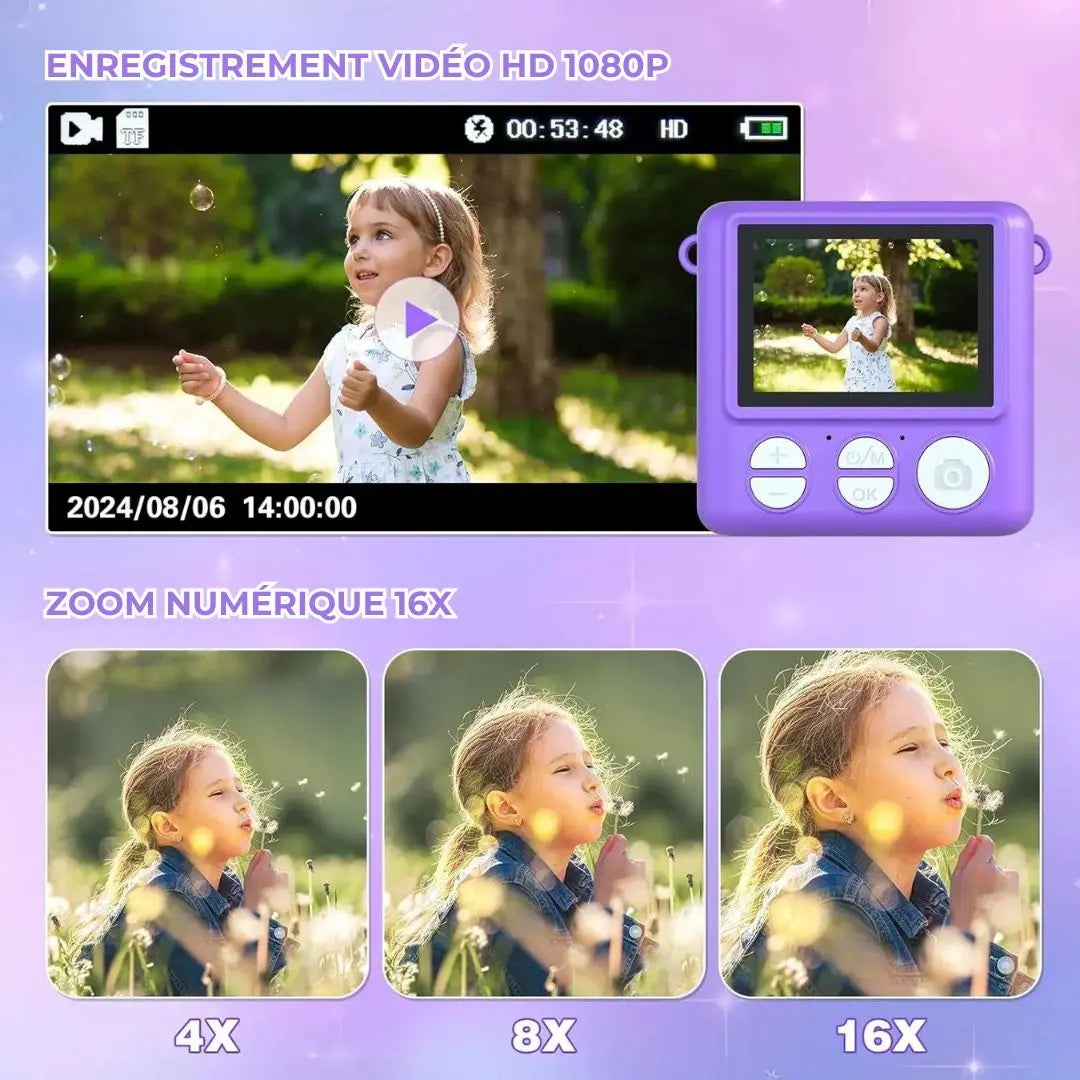 Appareil photo instantané enfant impression thermique - PixiPlay