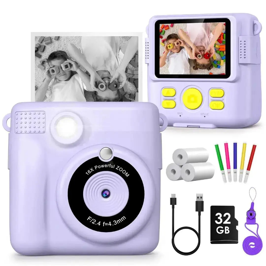 Appareil Photo Instantané Enfant Violet - SnapKid
