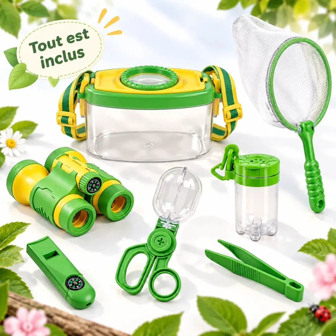 Attrape Insecte Enfant – Kit d'Exploration Nature 6 Accessoires
