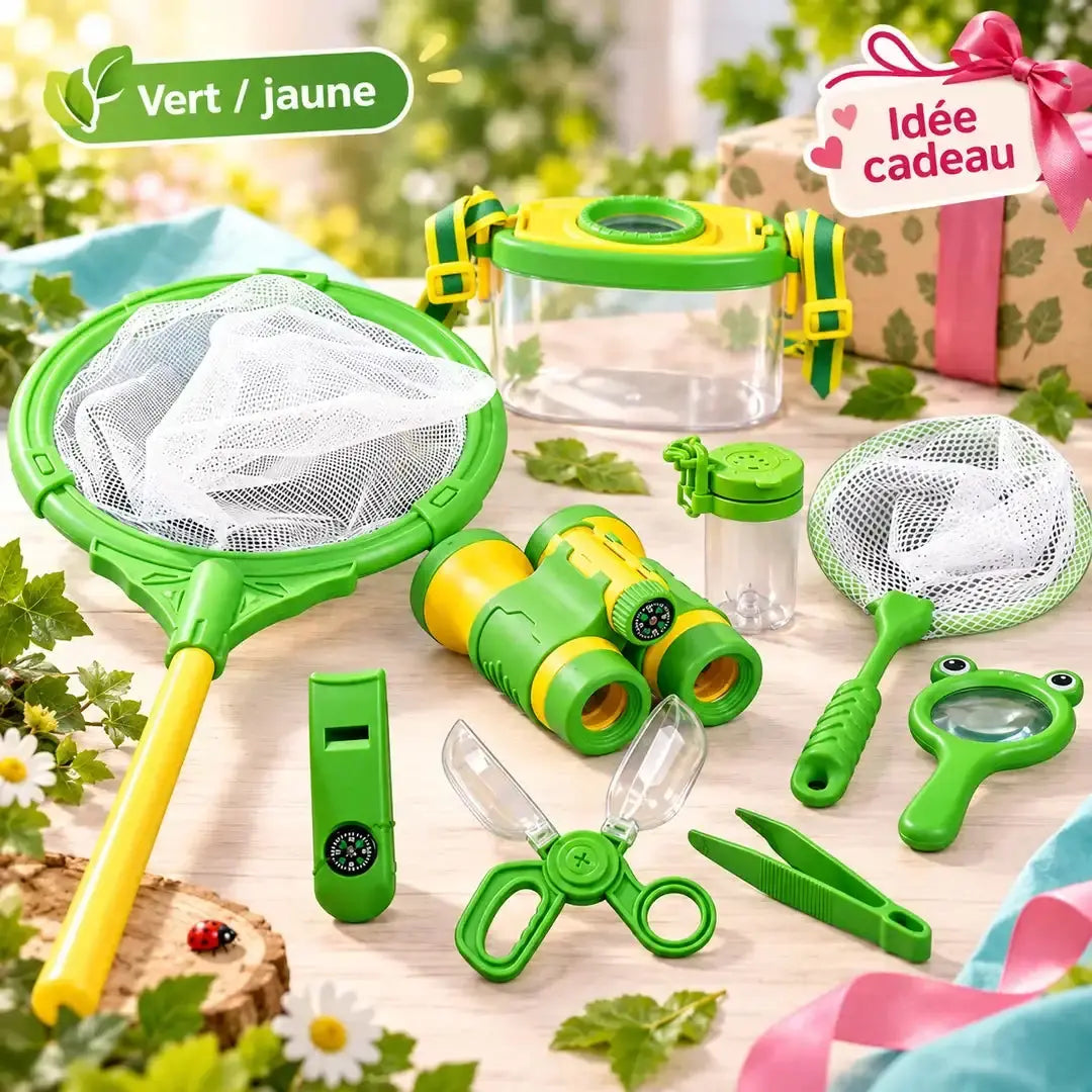 Attrape Insecte Enfant – Kit d'Exploration Nature 6 Accessoires