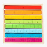 Bâtonnets Montessori fractions en bois - FractionFun