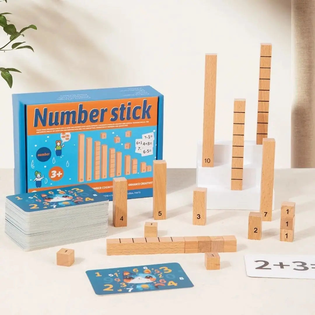 Wooden Montessori Number Sticks - NumberStick