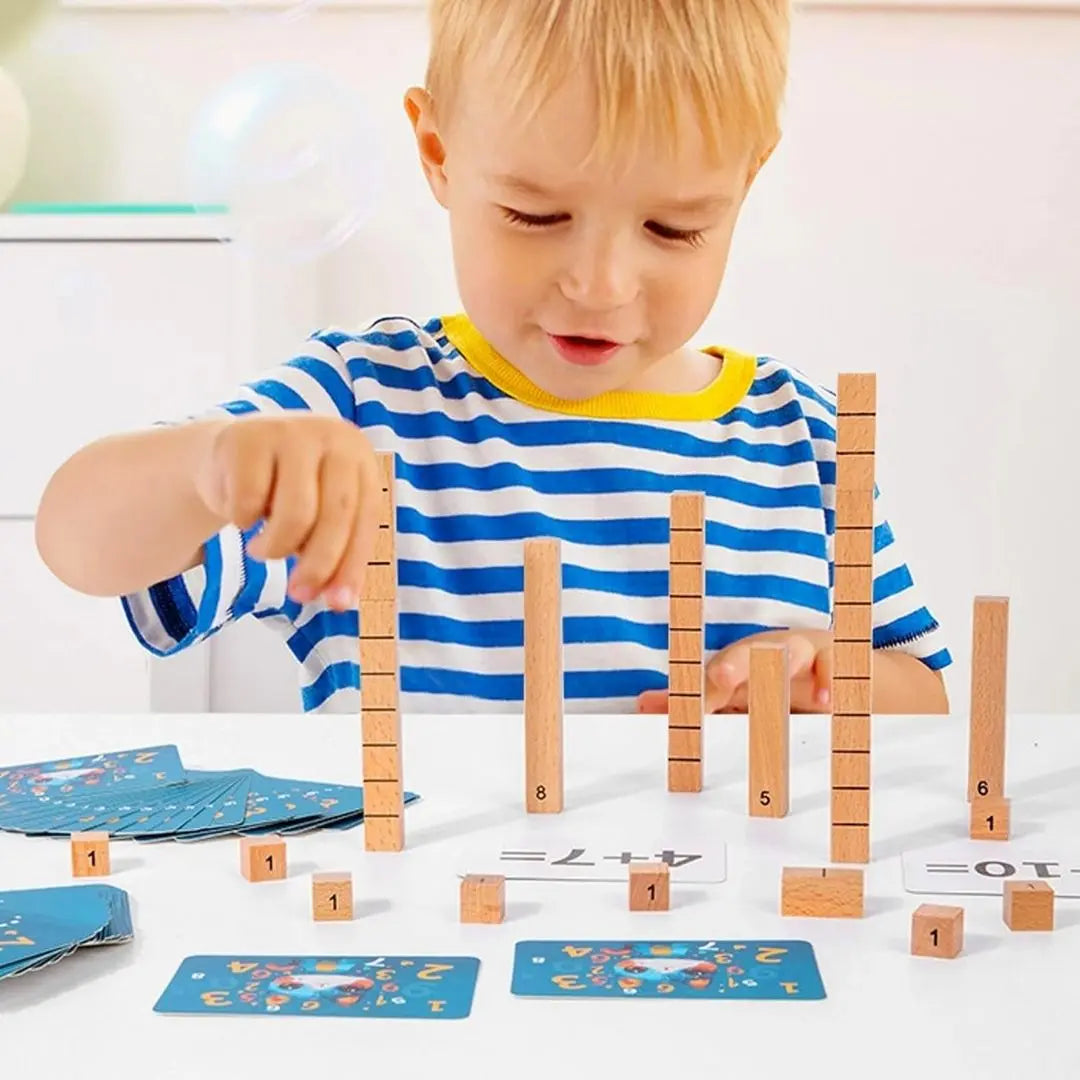 Wooden Montessori Number Sticks - NumberStick