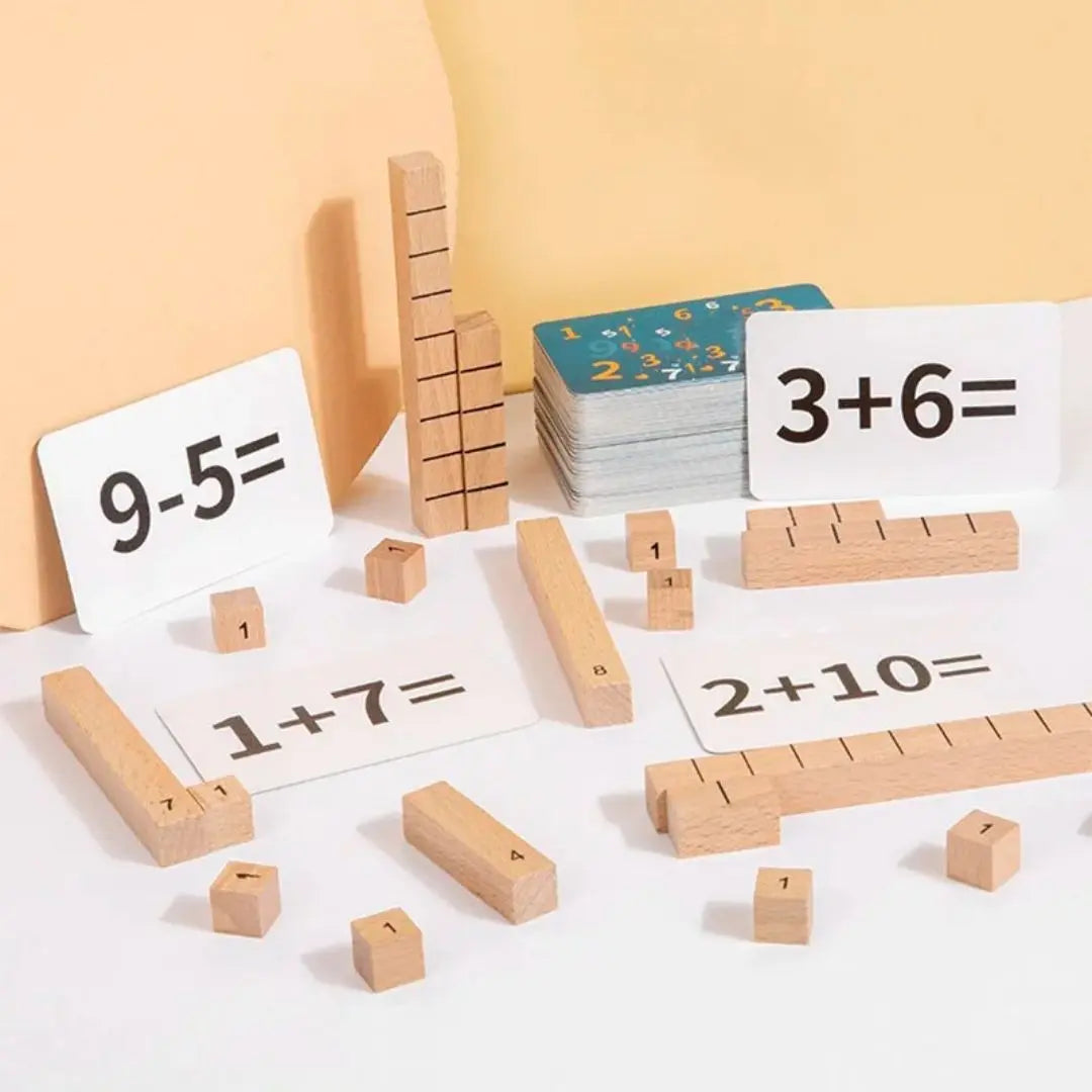 Wooden Montessori Number Sticks - NumberStick