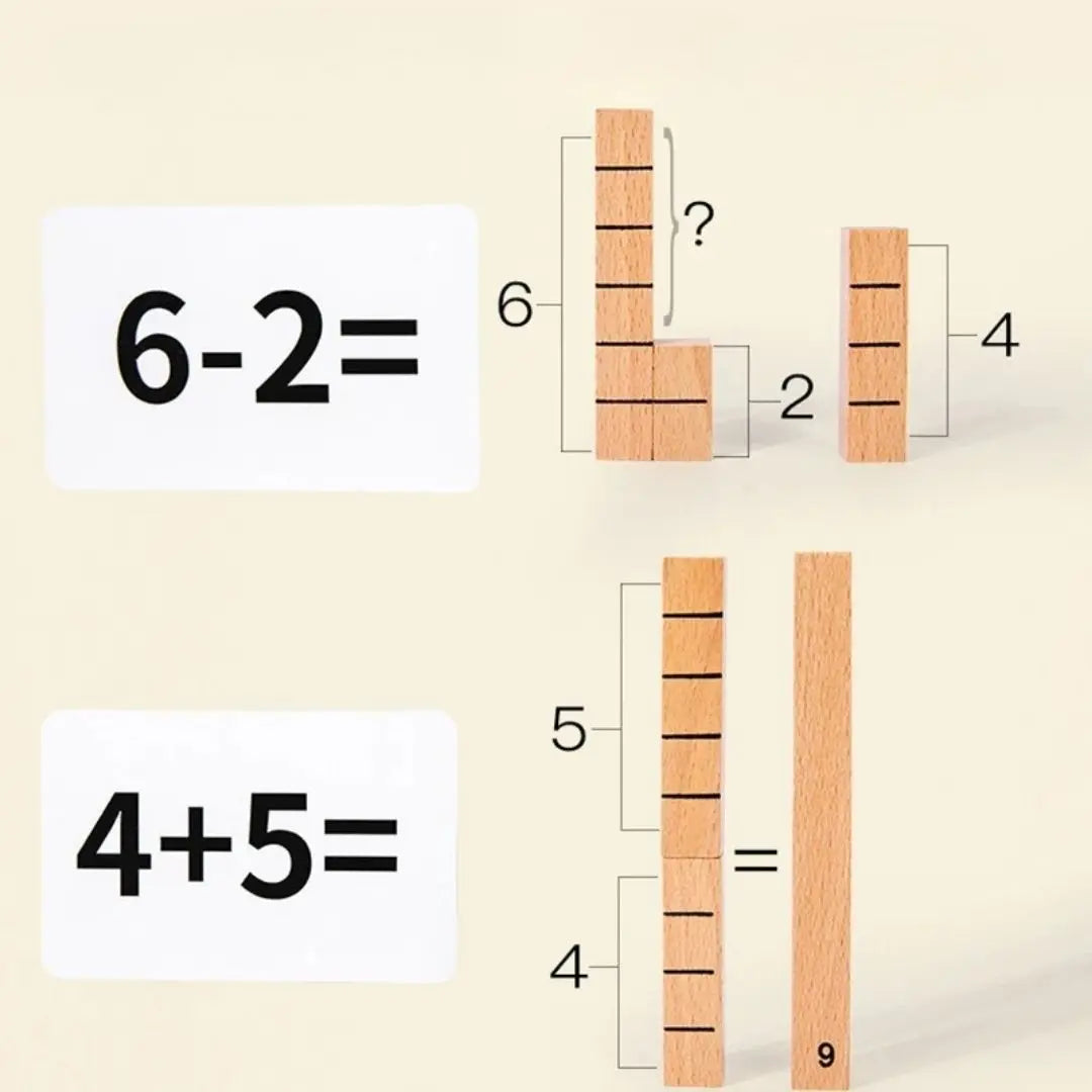 Wooden Montessori Number Sticks - NumberStick