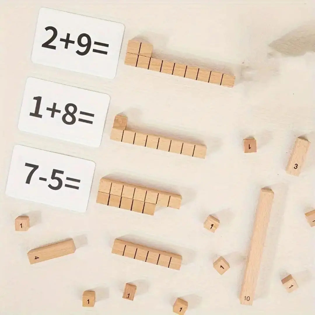 Wooden Montessori Number Sticks - NumberStick