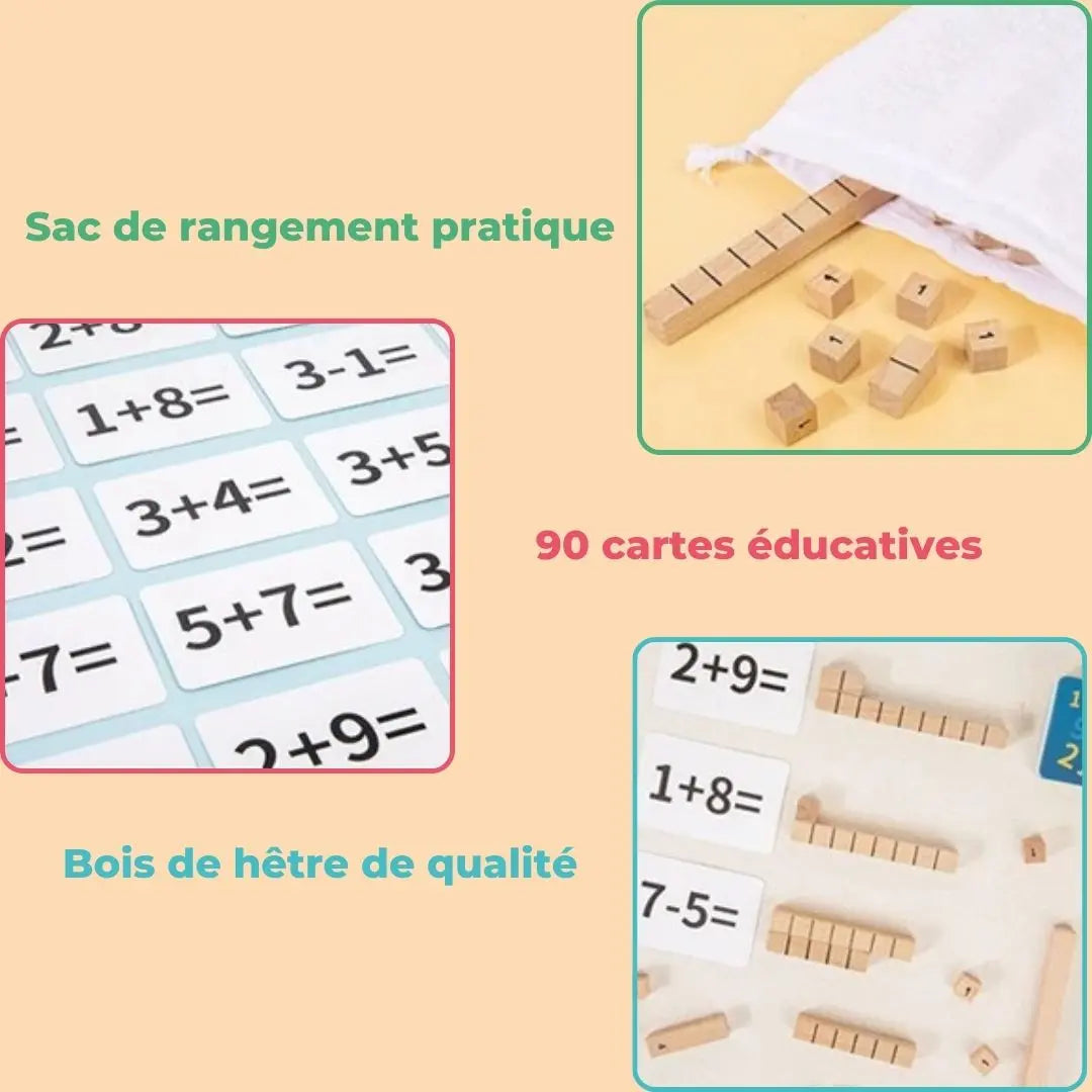 Wooden Montessori Number Sticks - NumberStick