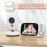 Babyphone vidéo à vision nocturne