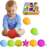 Lot de 6 Balles Sensorielles pour Bébé