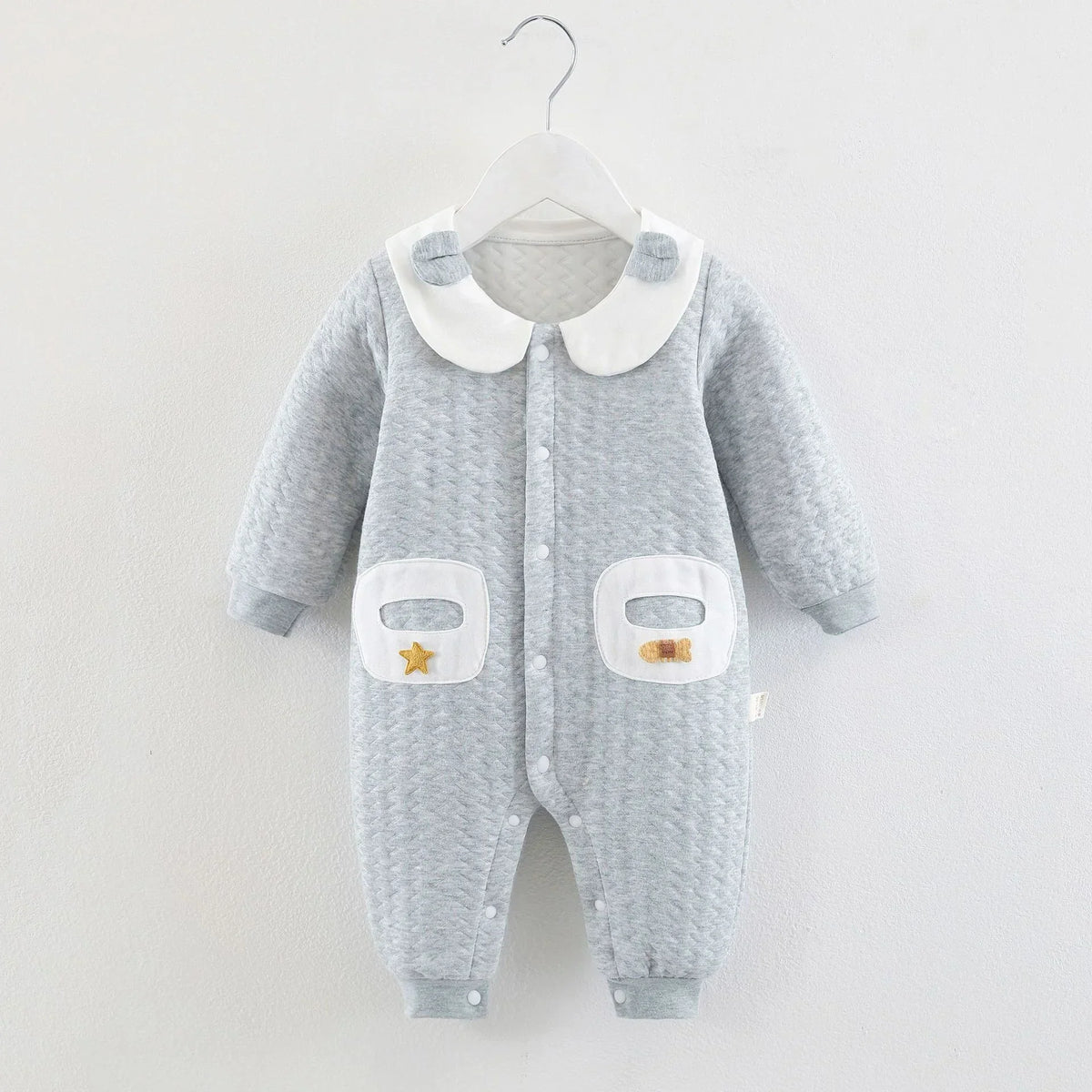 Barboteuse bebe en coton épais