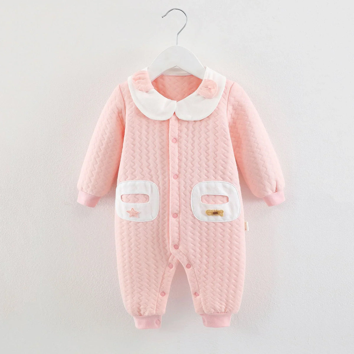 Barboteuse bebe en coton épais