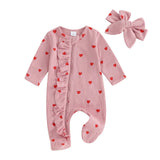 Barboteuse bebe fille à bande