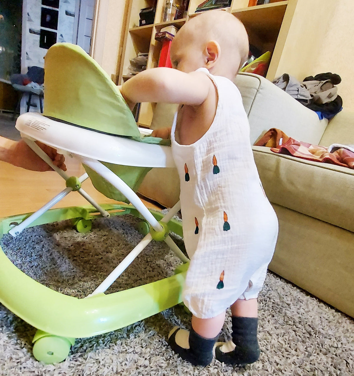 Barboteuse Bébé Sans Manches à Motifs Adorables