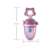 Bite Buddy 2-en-1 Distributeur de Nourriture Fraîche & Anneau de Dentition (Sucette en Silicone Sûre)