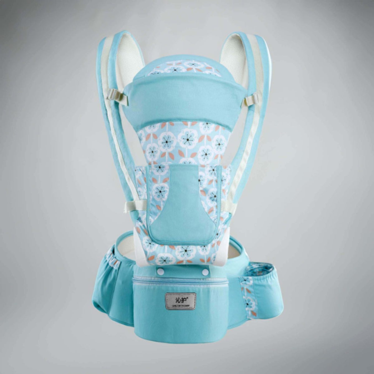 Porte-bébé ergonomique 4-en-1 avec siège de hanche (Nouveau-né jusqu'au tout-petit)