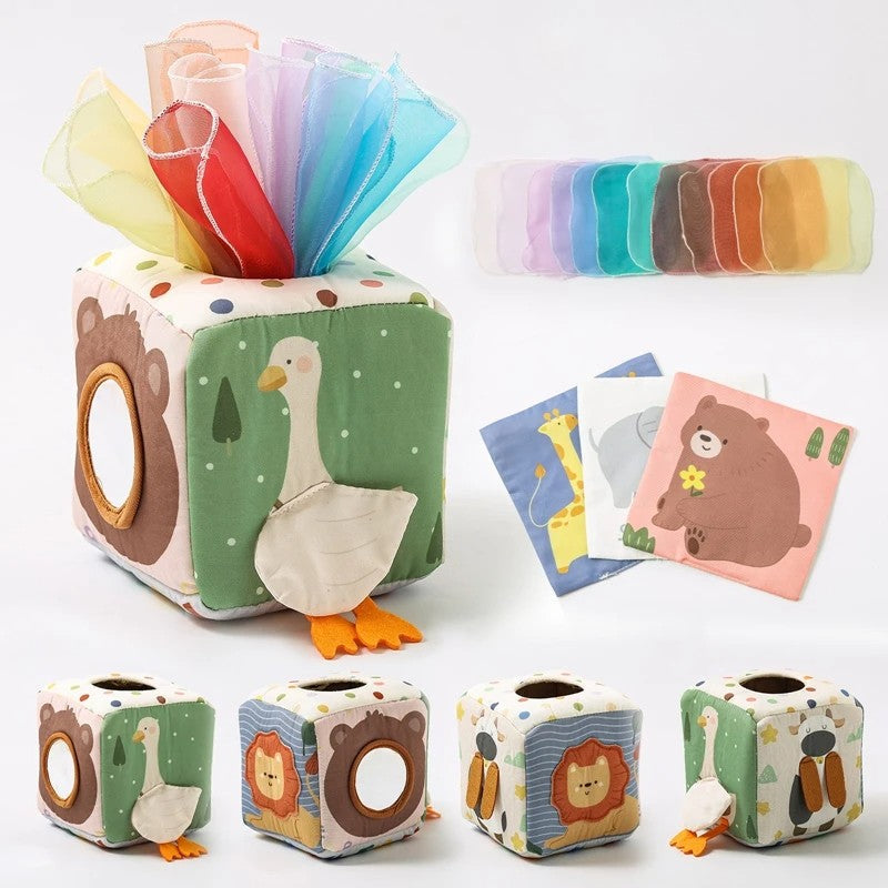 Boîte à Mouchoirs Montessori Bébé