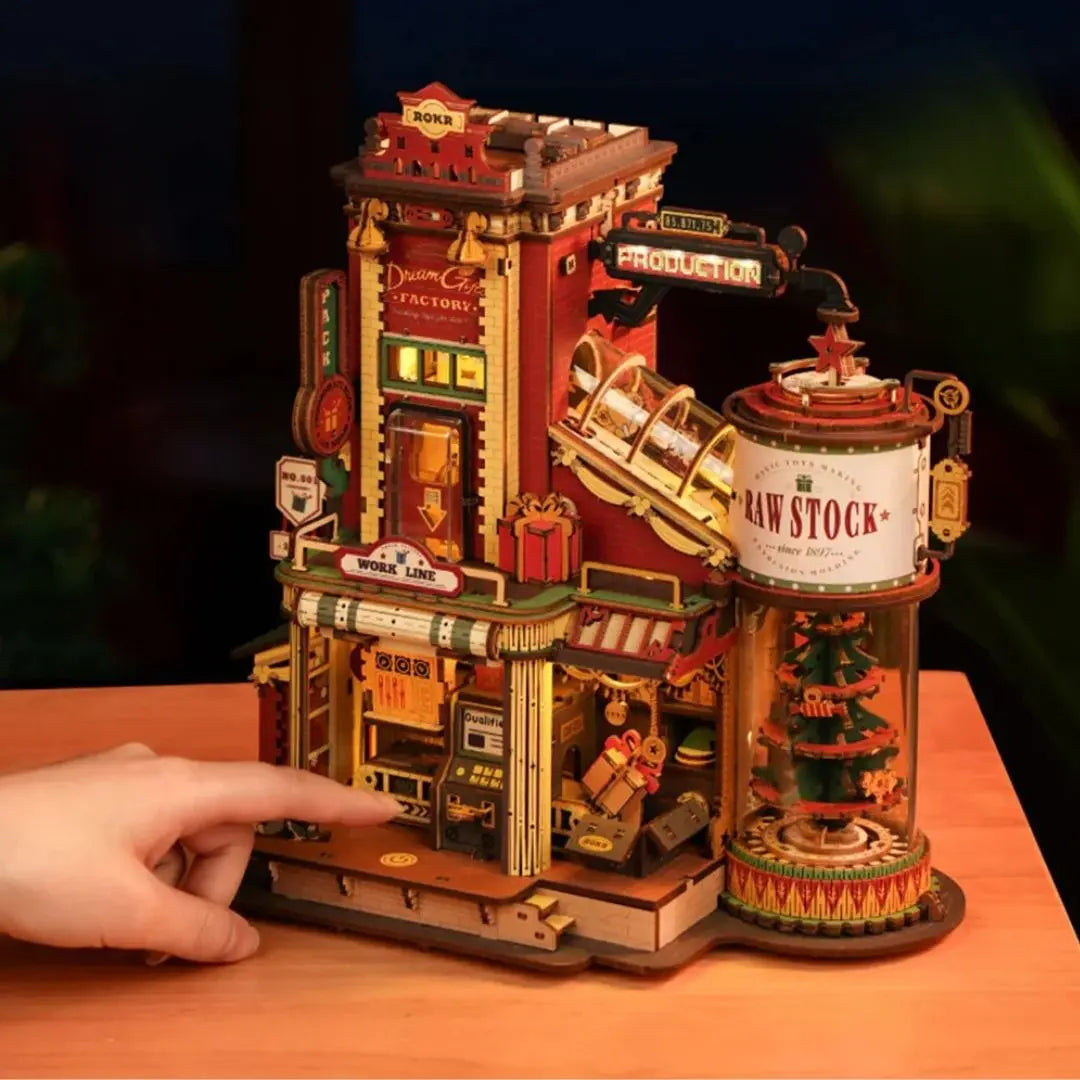 Boîte à Musique Noël 3D à Assembler – DreamFactory