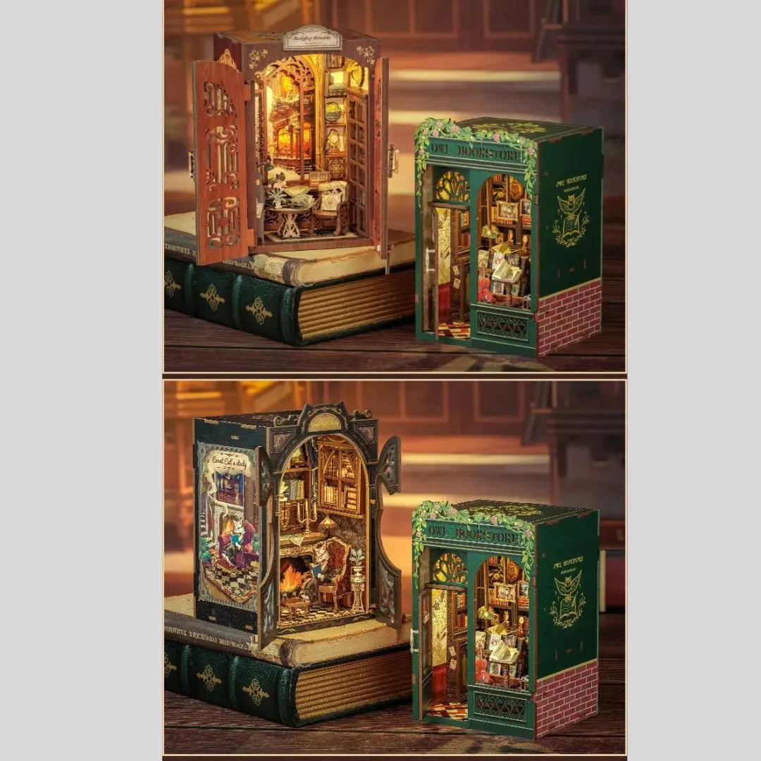 Book Nook Librairie Miniature – Owl Bookstore