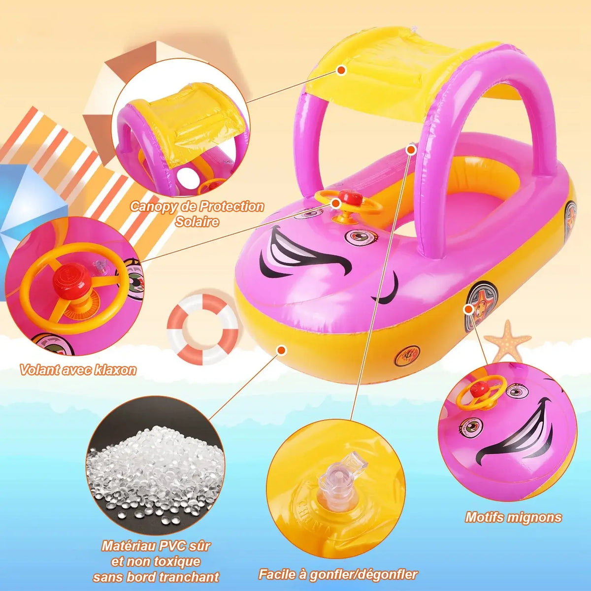 Bouee bebe voiture | AutoSwim
