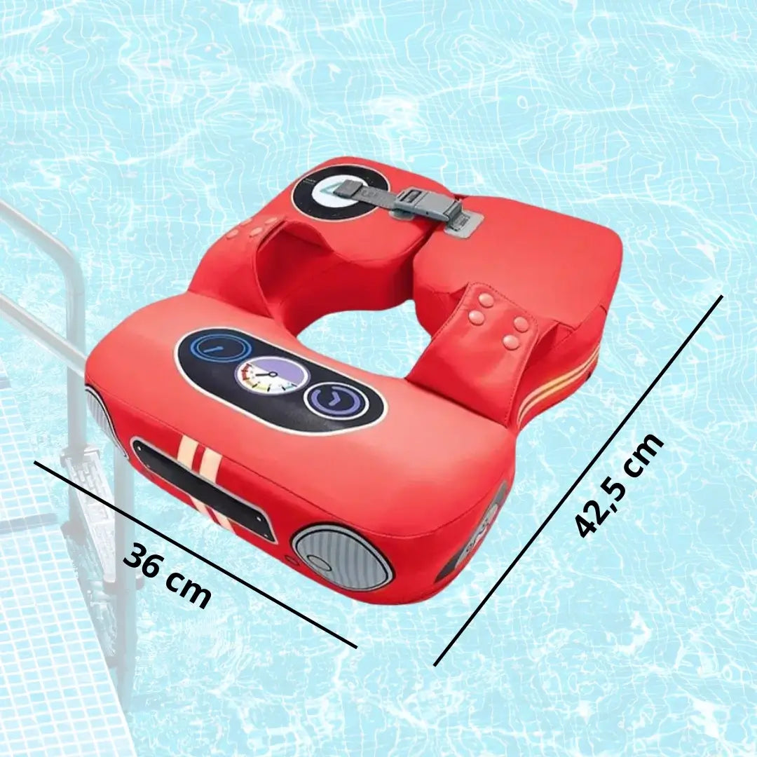 Bouee pour bebe en forme de voiture | FloatFleet