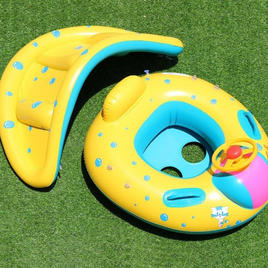 Bouée à Pare Soleil Gonflable pour Bébé