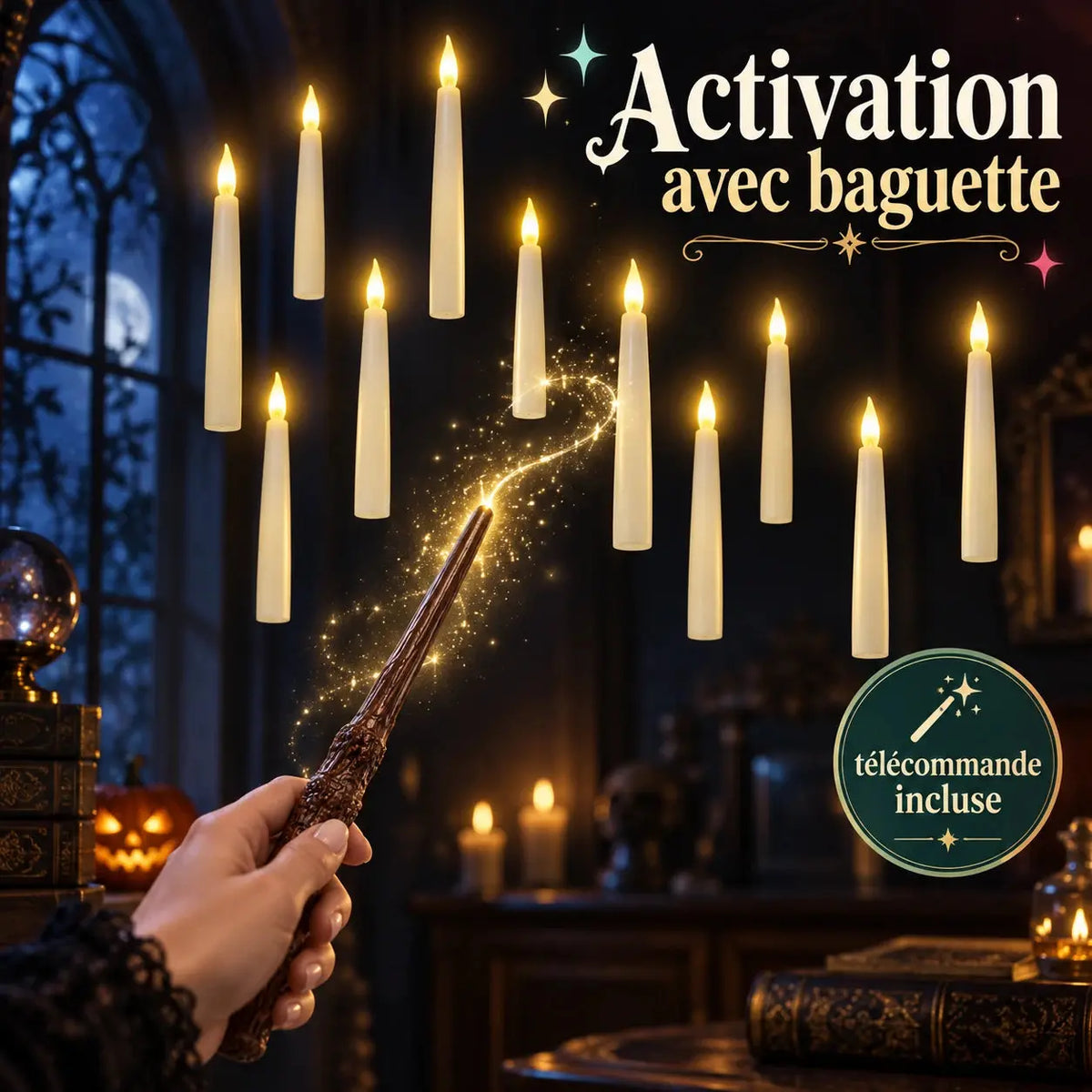 Bougies LED Flottantes Halloween – GhostlyFlame