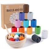 Boules et Tasses Montessori - ColorMatch