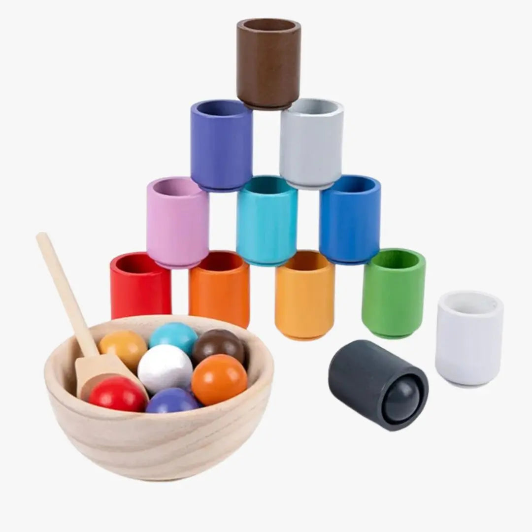 Boules et Tasses Montessori - ColorMatch