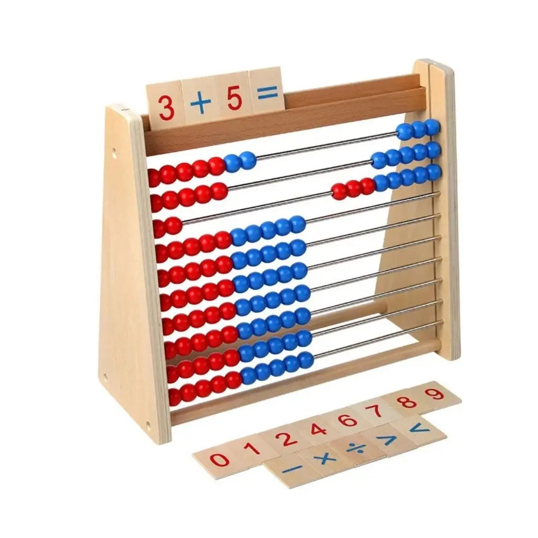 Boulier Chinois Montessori avec Cartes Incluses - Boulix