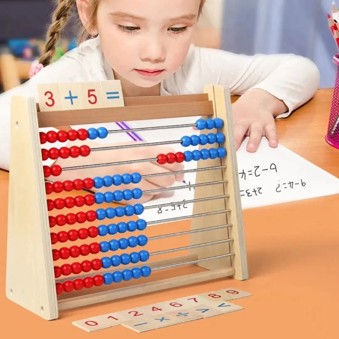 Boulier Chinois Montessori avec Cartes Incluses - Boulix