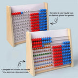 Boulier Chinois Montessori avec Cartes Incluses - Boulix