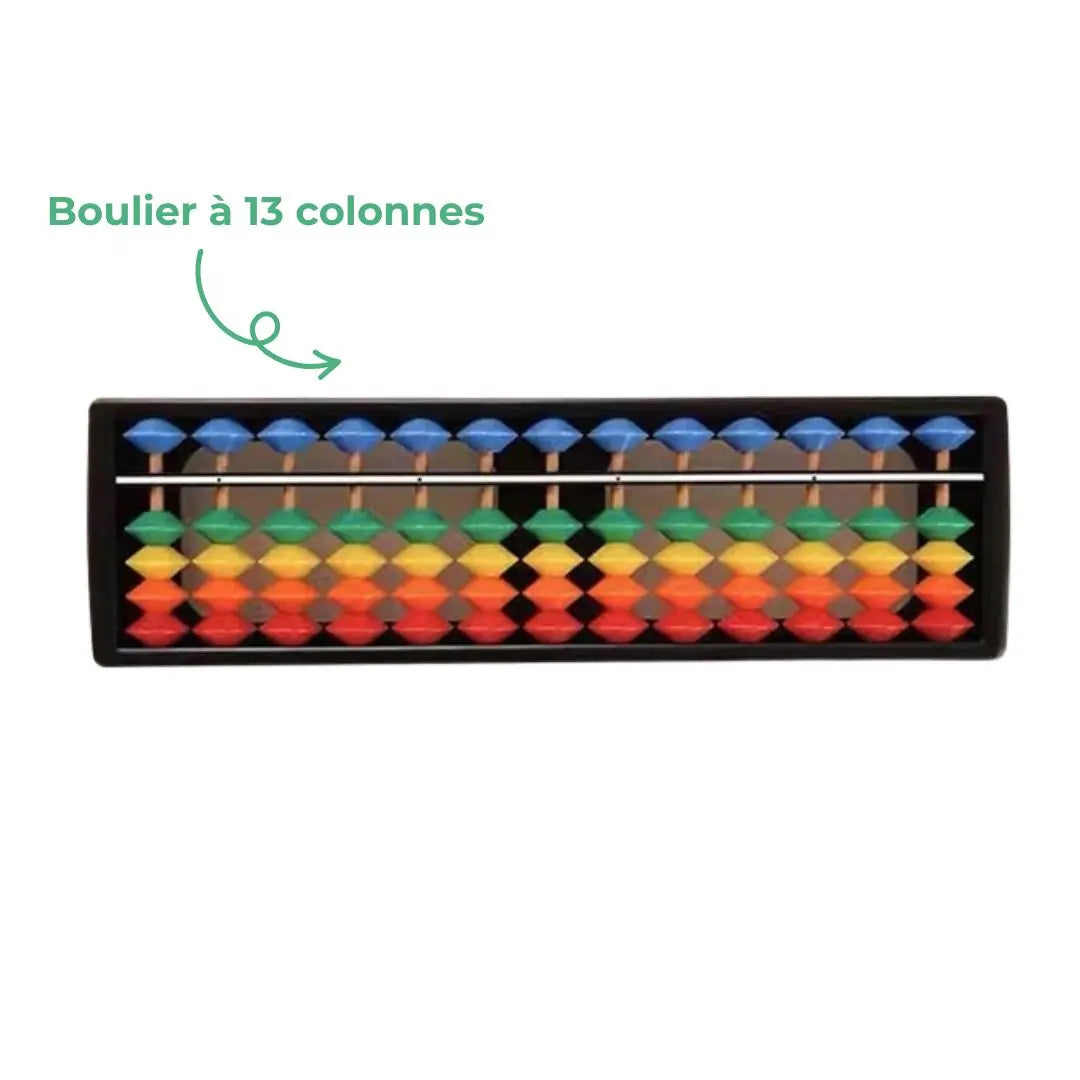 Boulier Chinois traditionnel 13 colonnes – Abaku