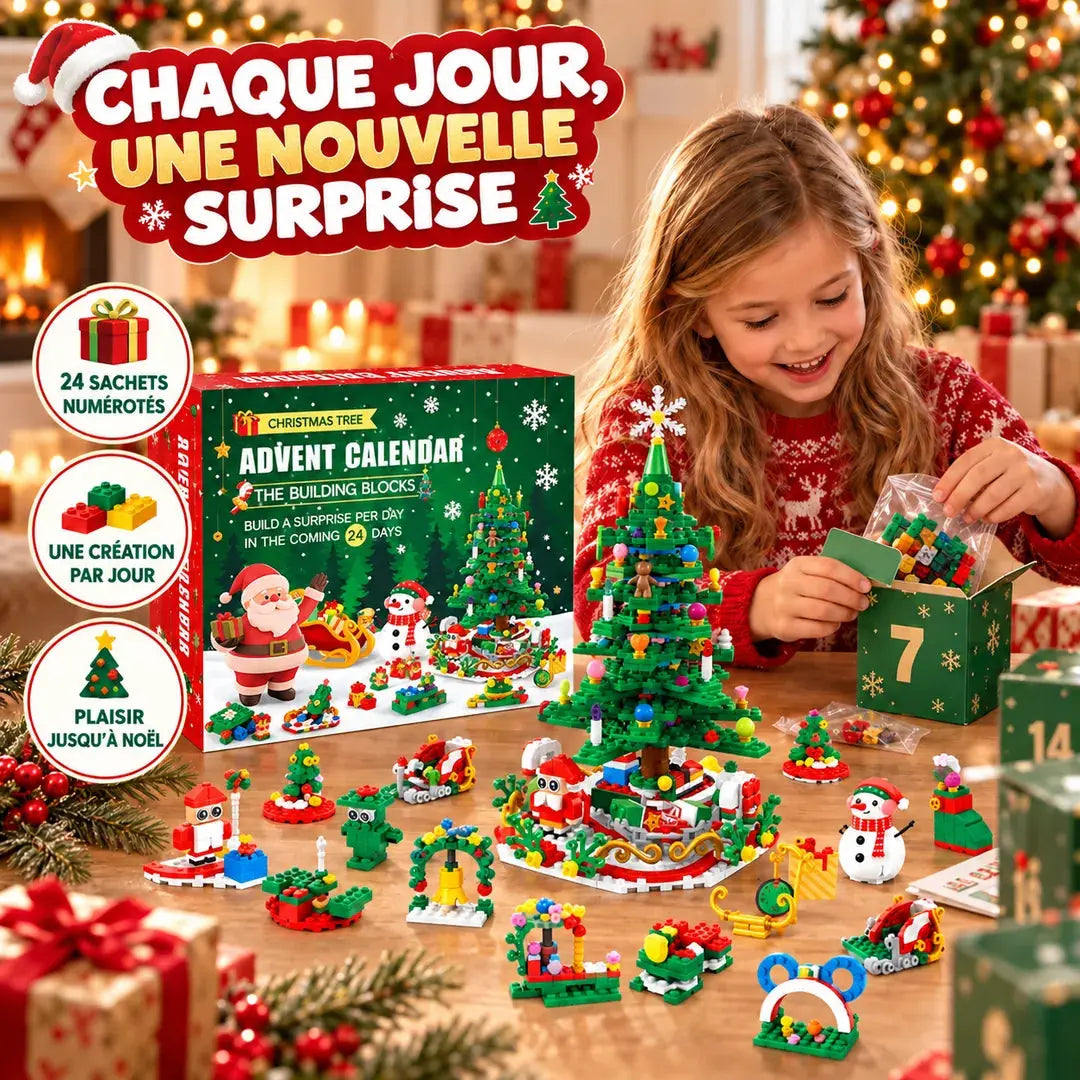 Calendrier de l'Avent Jouet – Sapin 701 Pièces