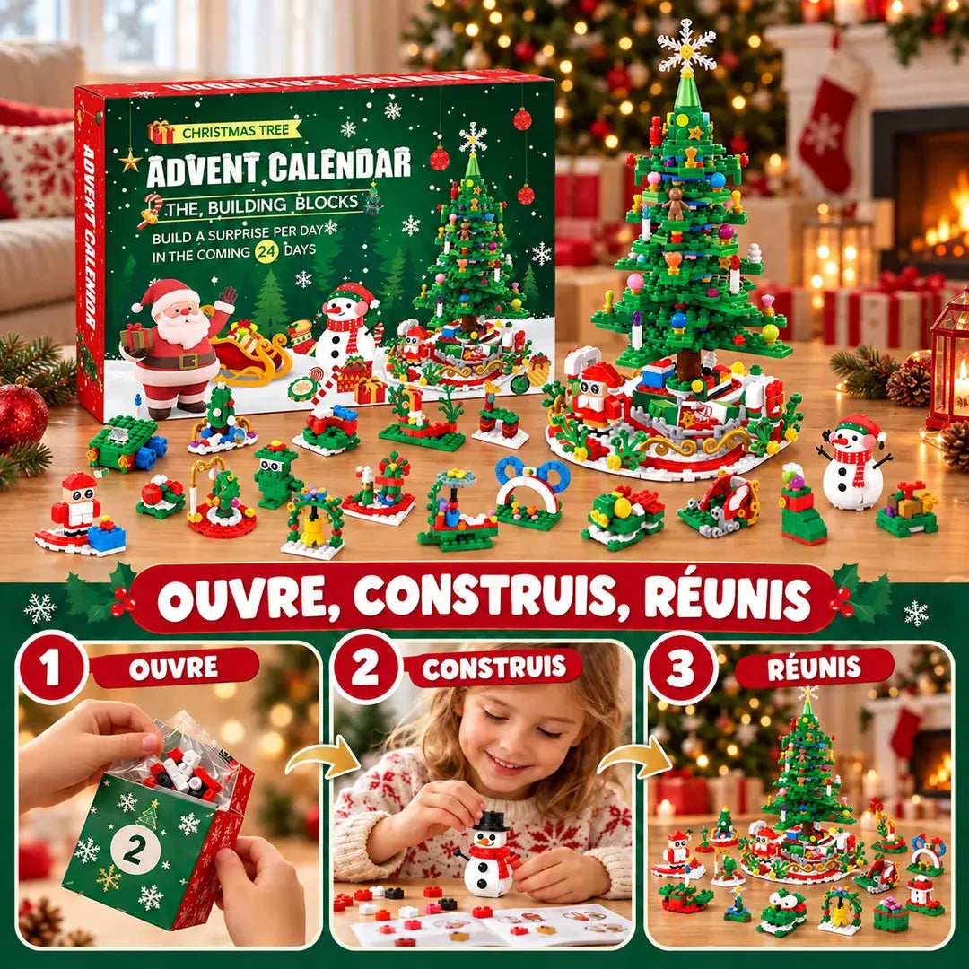 Calendrier de l'Avent Jouet – Sapin 701 Pièces