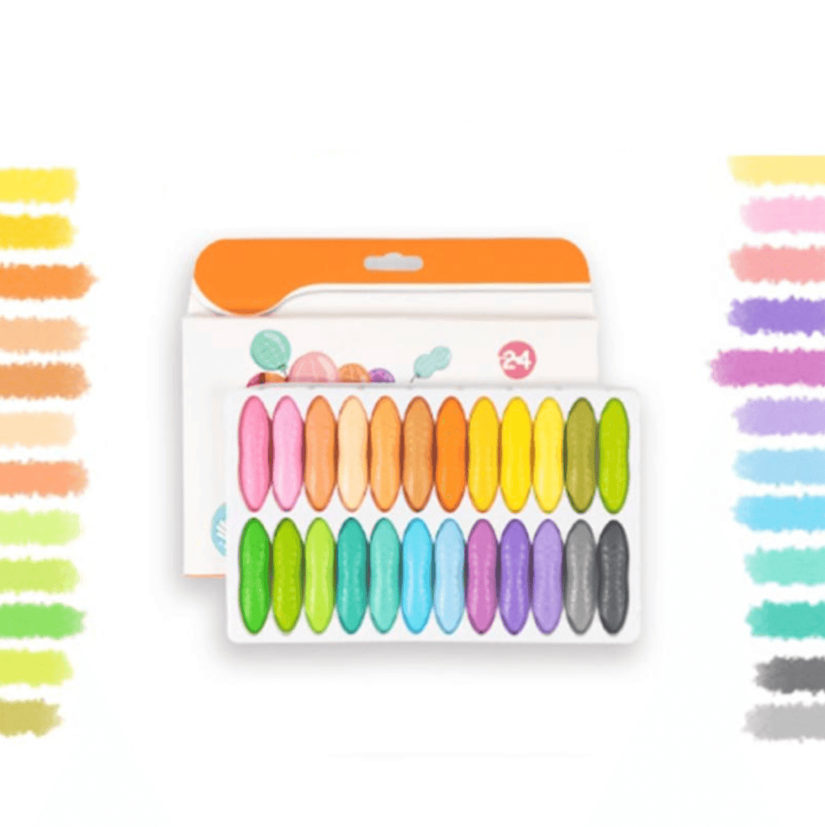 Crayon Cire en forme d'amande Bébé