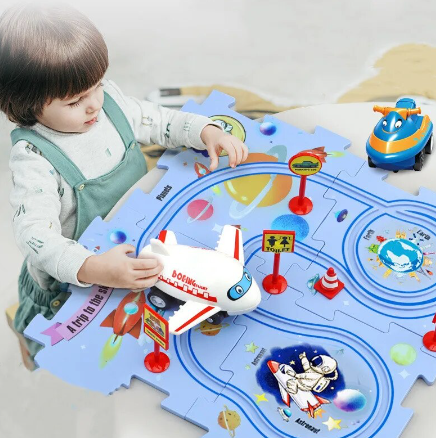 Puzzle circuit de voiture pour enfant / PuzzleCircuitÉducatif